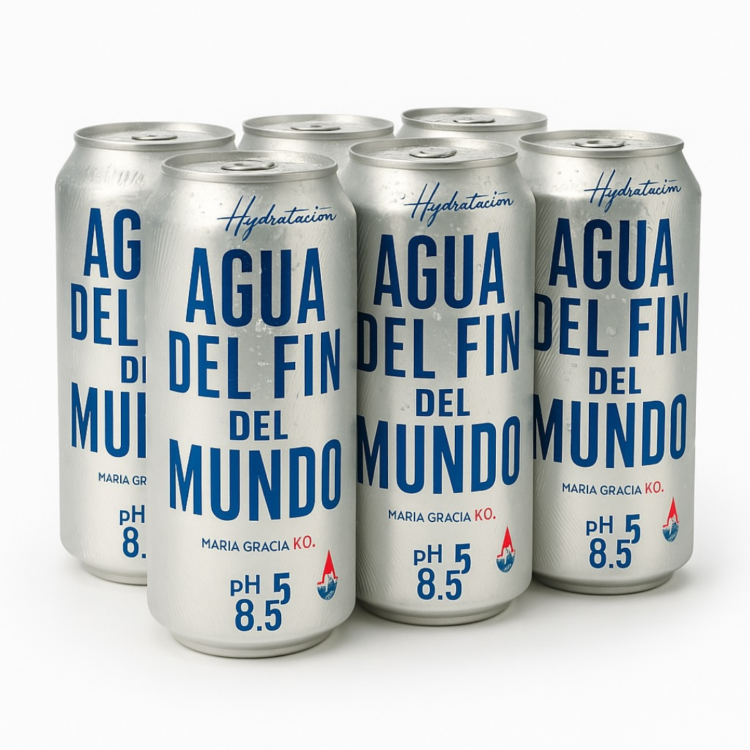Agua del Fin del Mundo ā Alkaline Water 6-Pack ā pH 8.5 ā Premium Hydration ā 16 fl oz
