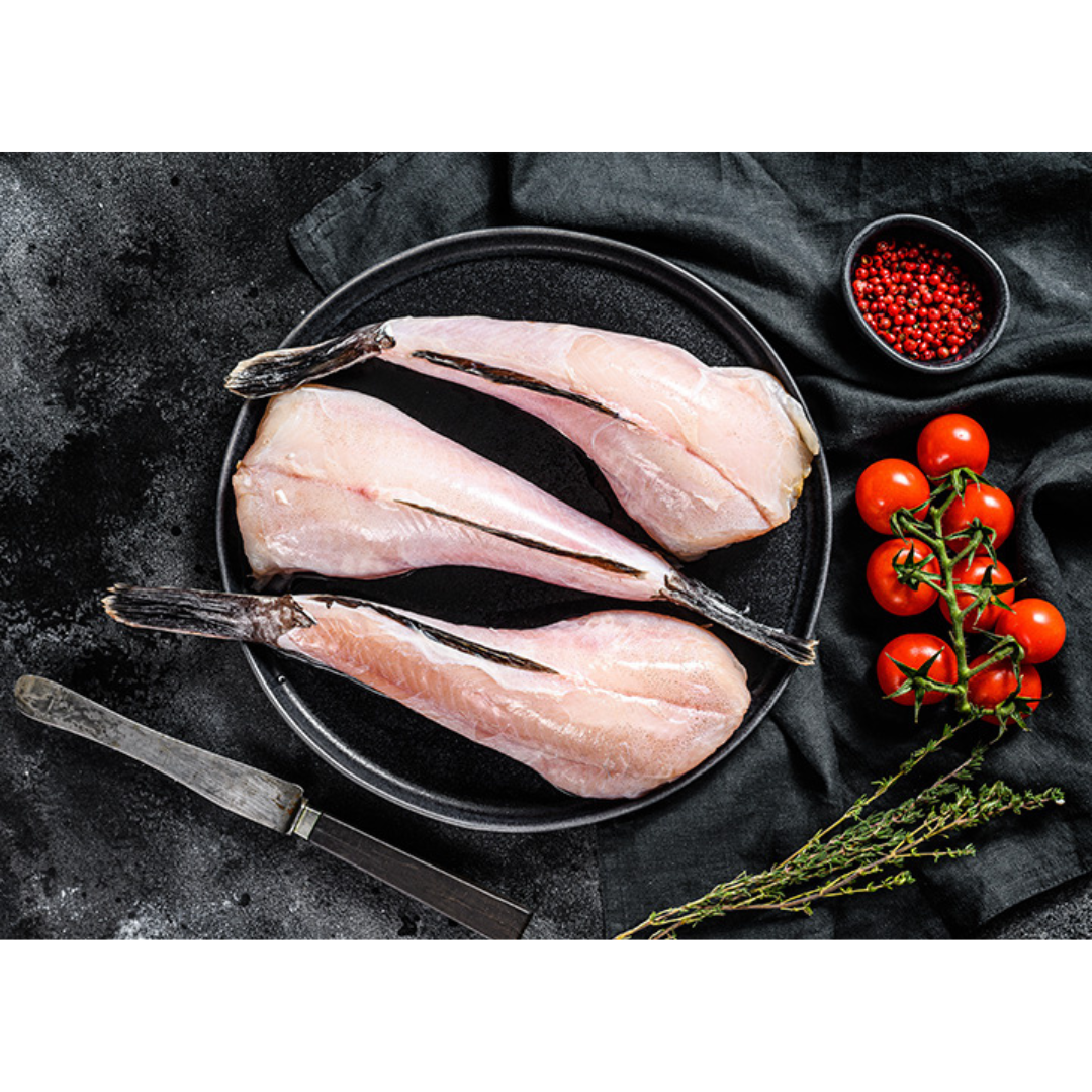 Patagonian Monkfish Tail (Rape) – Wild-Caught – 1 lb Vacuum Pack