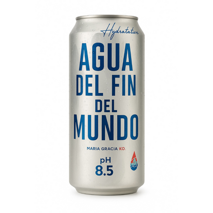 Agua del Fin del Mundo – Alkaline Water 24-Pack – pH 8.5 – Premium Hydration – 16 fl oz