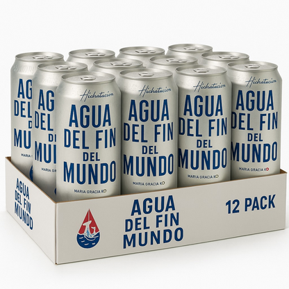 Agua del Fin del Mundo – Alkaline Water 12-Pack – pH 8.5 – Premium Hydration – 16 fl oz