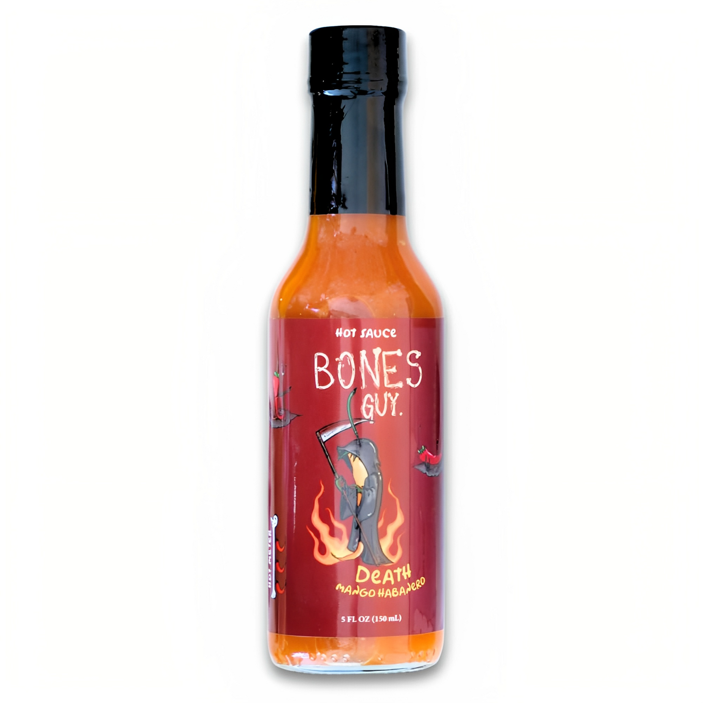 Bones Guy Hot Sauce – Death – Mango Habanero – 5 oz