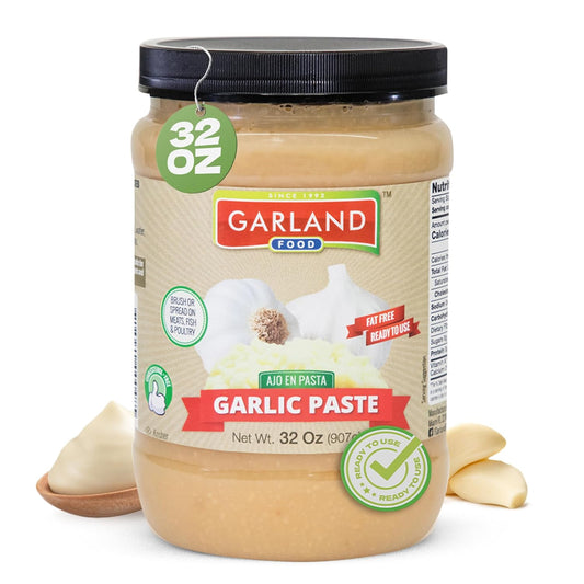 Garland Garlic Paste – Smooth Garlic Spread – 32 oz